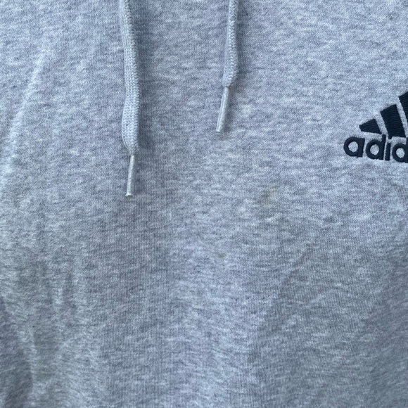 Adidas Men's Gray Hoodie - Picture 4 of 7